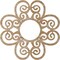 Ekena Millwork Cohen Wood Fretwork Pierced Ceiling Medallion, Red Oak, 24"OD x 8 1/4"ID x 1/4"T CMWP24X24X0250CORO - alternate 4